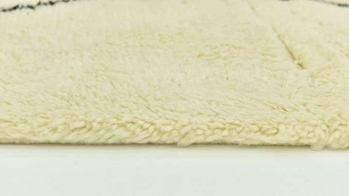 6' 6 x 9' 7 Hand Knotted Moroccan Wool Rug