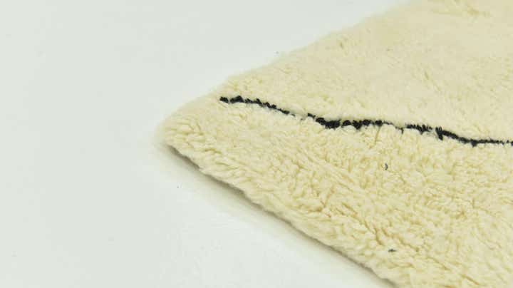 6' 6 x 9' 7 Hand Knotted Moroccan Wool Rug