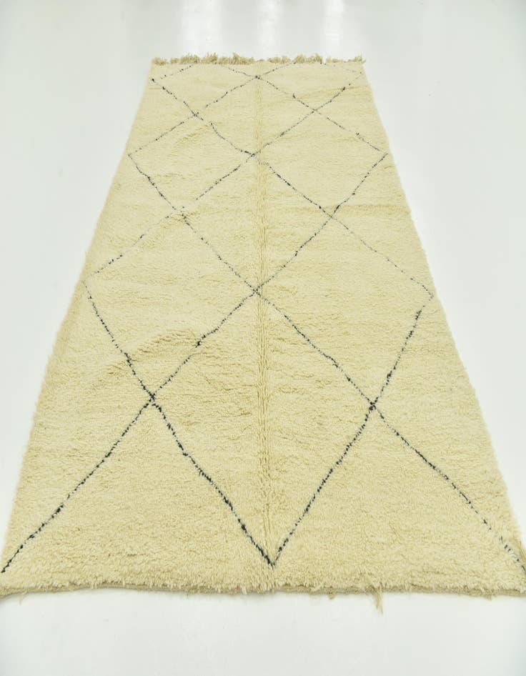 Detail image of 6' 8 x 10' 3  Hand Knotted Moroccan Wool Rug