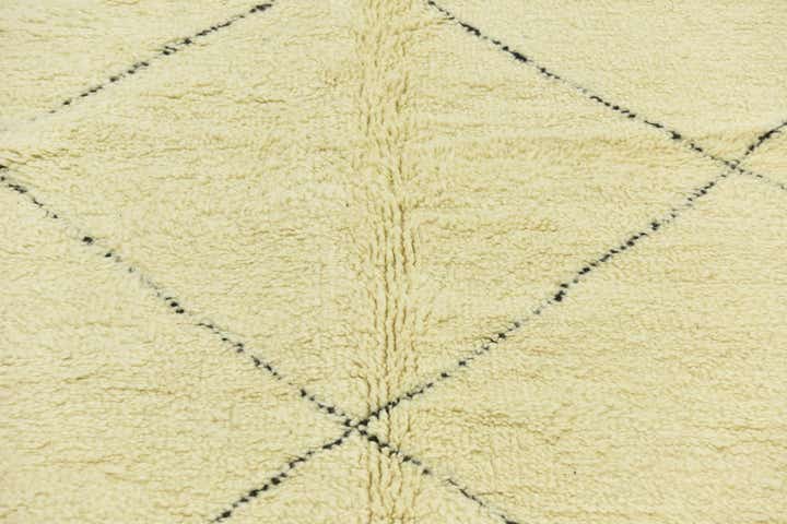 6' 8 x 10' 3 Hand Knotted Moroccan Wool Rug
