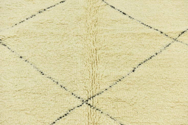 Detail image of 6' 8 x 10' 3 Hand Knotted Moroccan Wool Rug