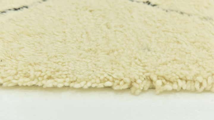 6' 8 x 10' 3 Hand Knotted Moroccan Wool Rug