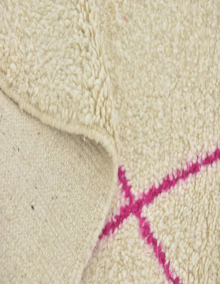 Detail image of 4' 9 x 8'  Hand Knotted Moroccan Wool Rug