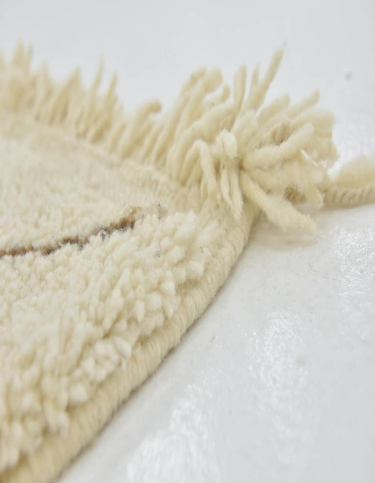 Detail image of 4' 9 x 8' 3  Hand Knotted Moroccan Wool Rug