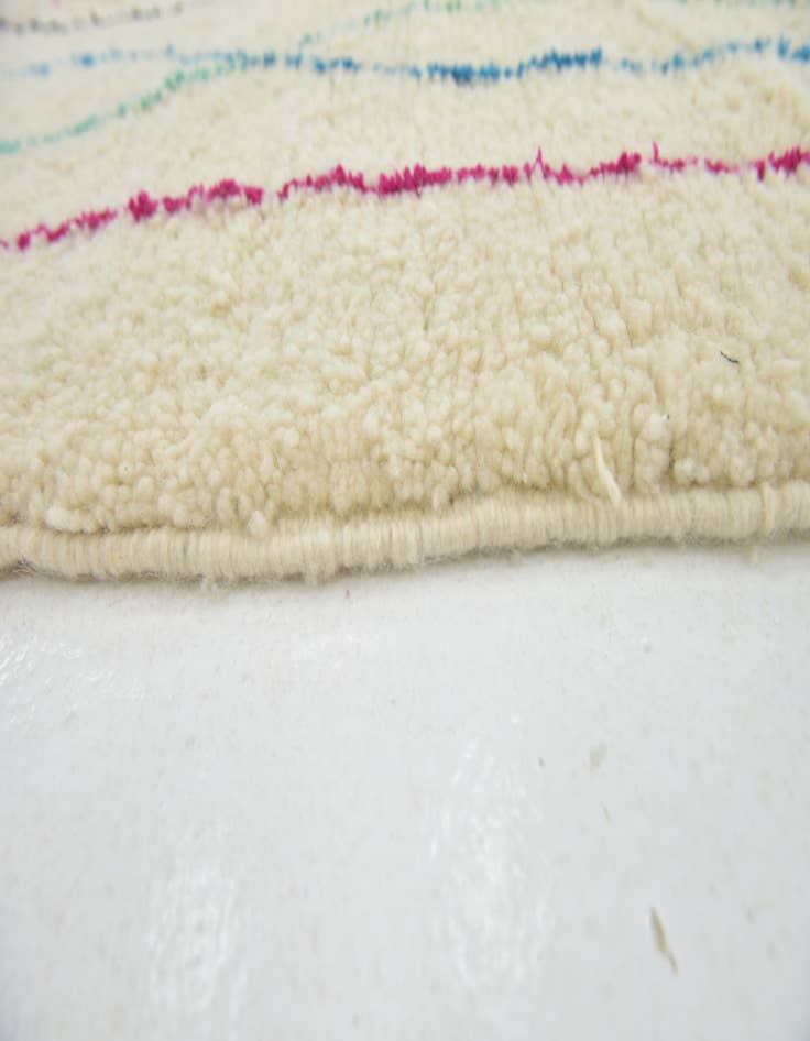 Detail image of 5' x 8'  Hand Knotted Moroccan Wool Rug