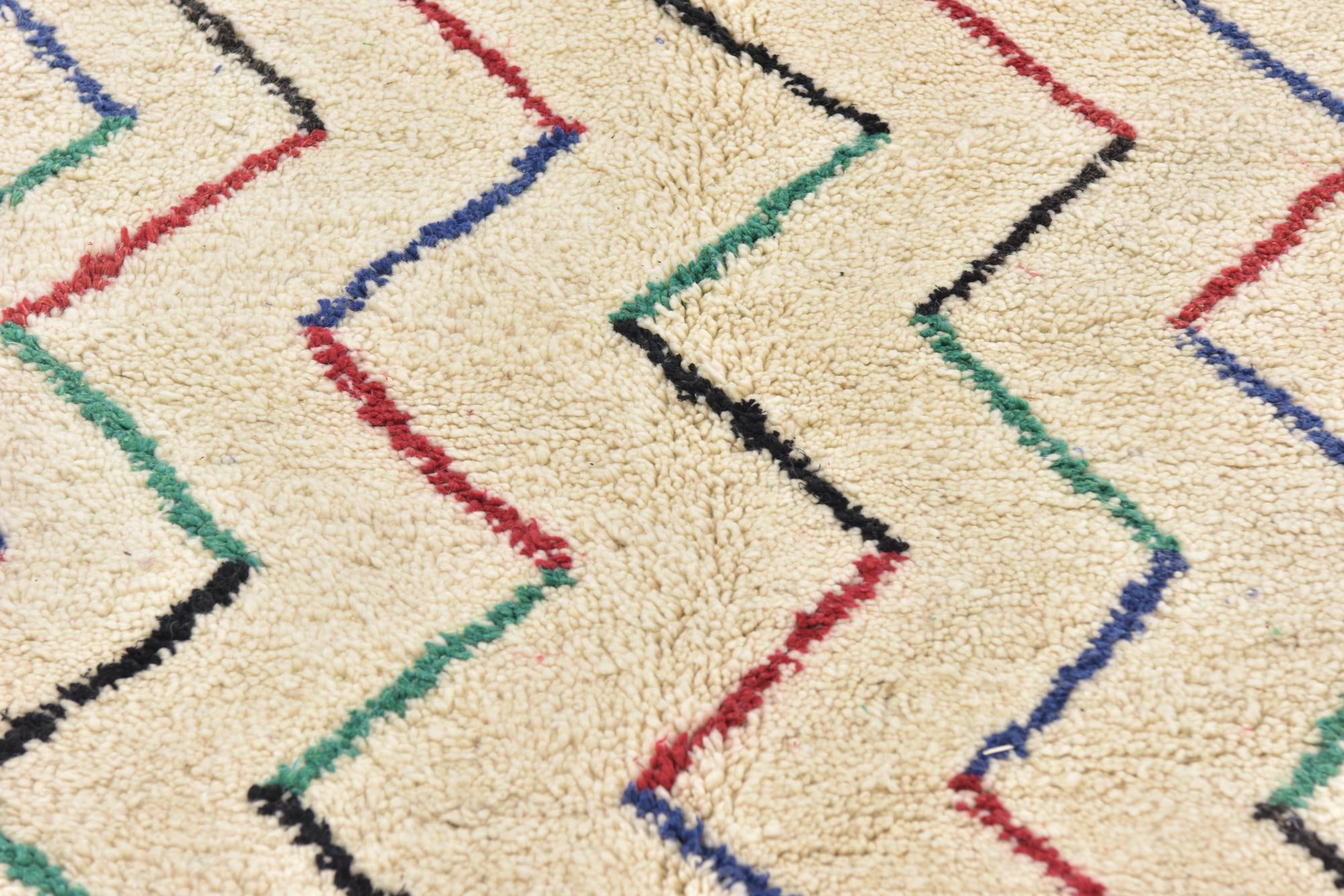 5' x 8' 5 Hand Knotted Moroccan Wool Rug