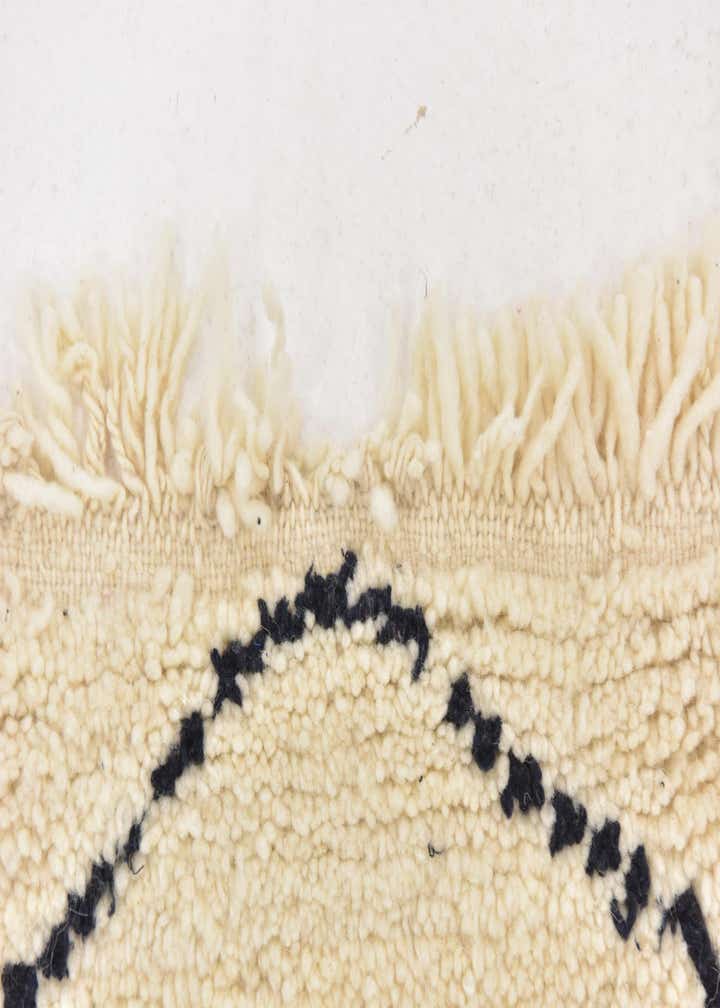 4' 10 x 8' 3 Hand Knotted Moroccan Wool Rug