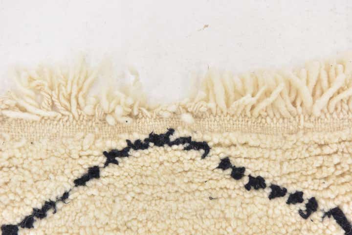 4' 10 x 8' 3 Hand Knotted Moroccan Wool Rug