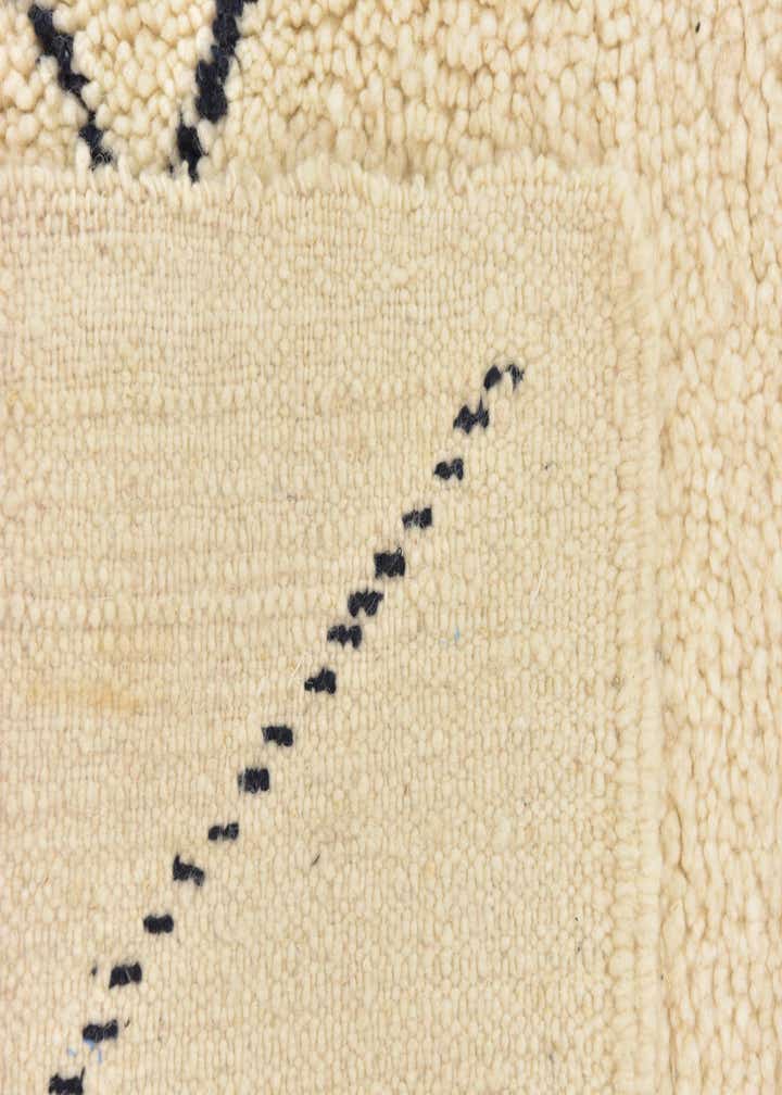 4' 10 x 8' 3 Hand Knotted Moroccan Wool Rug
