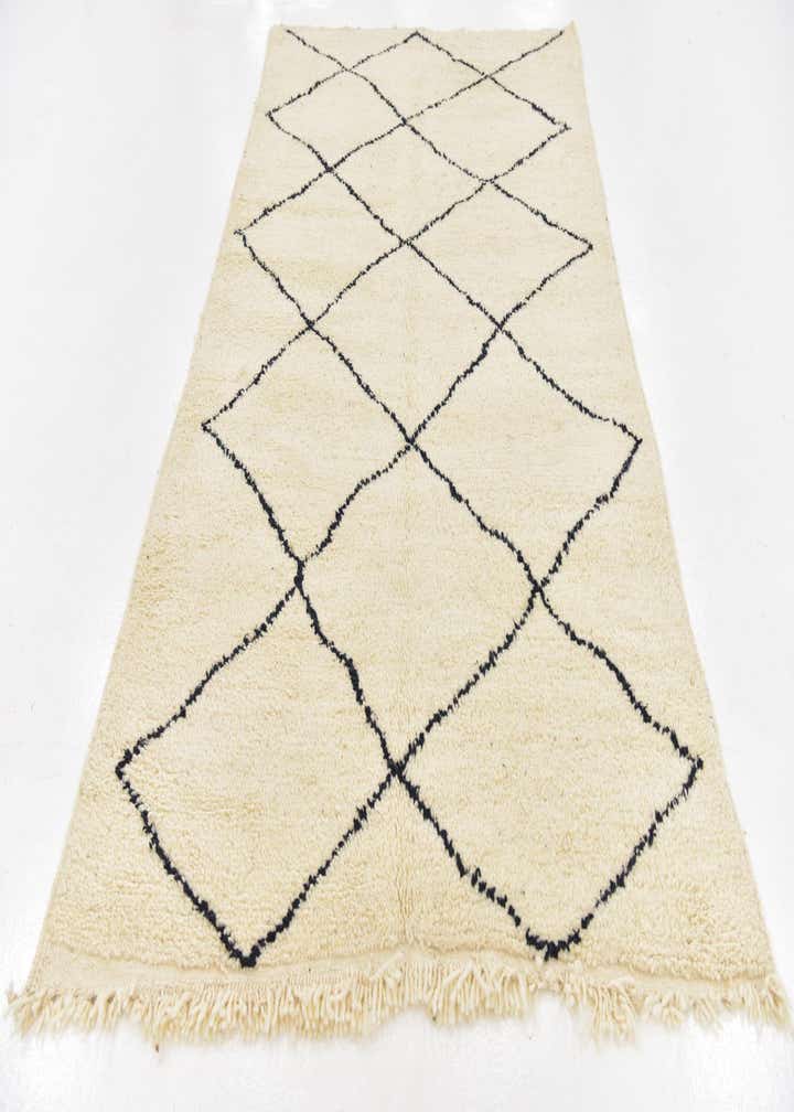 4' 10 x 8' 3 Hand Knotted Moroccan Wool Rug