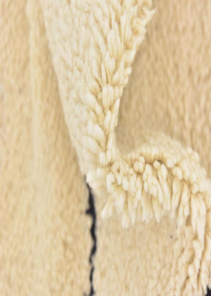 4' 10 x 8' 3 Hand Knotted Moroccan Wool Rug