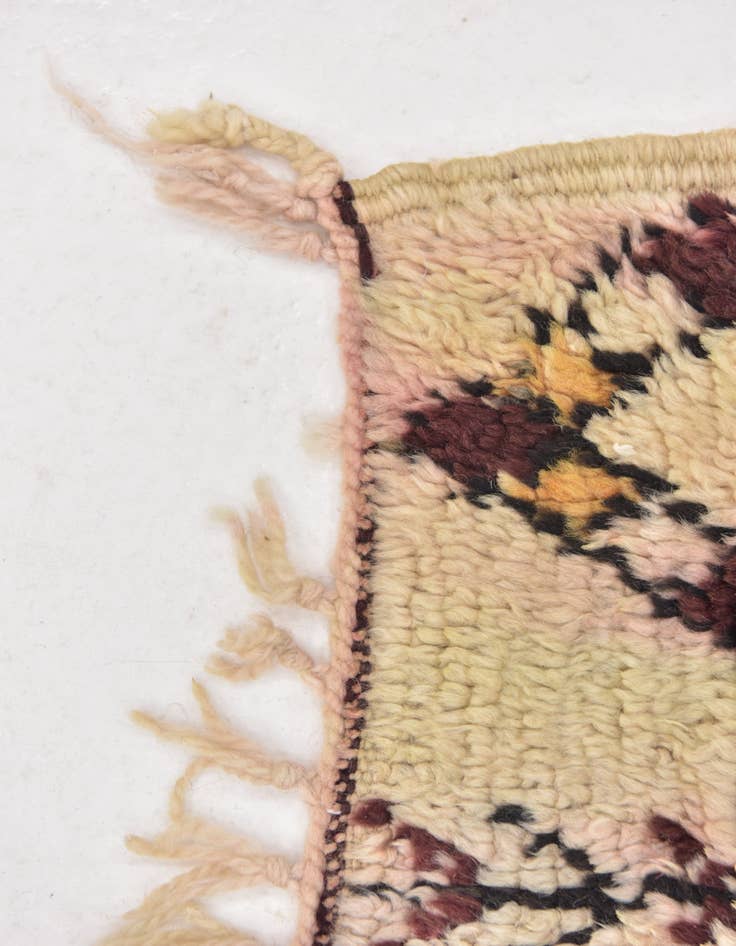 Detail image of 5' 7 x 7' 2  Hand Knotted Moroccan Wool Rug