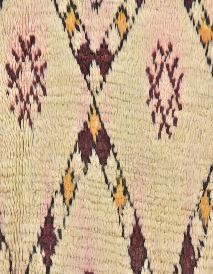 Detail image of 5' 7 x 7' 2  Hand Knotted Moroccan Wool Rug