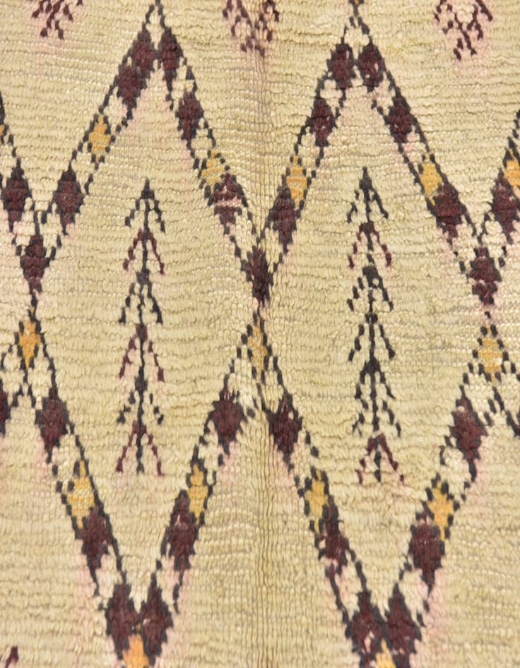 Detail image of 5' 7 x 7' 2  Hand Knotted Moroccan Wool Rug