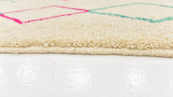 Detail image of 5' 6 x 8' Hand Knotted Moroccan Wool Rug