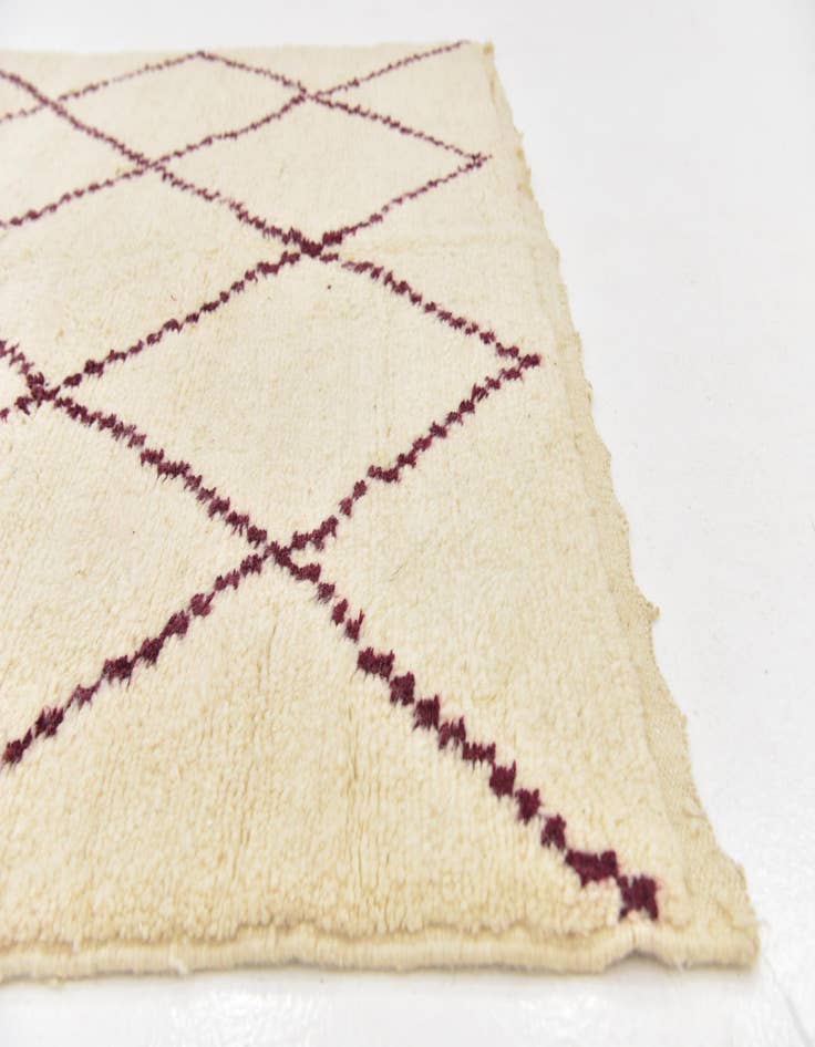 Detail image of 5' 2 x 7' 4  Hand Knotted Moroccan Wool Rug