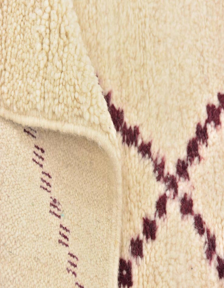 Detail image of 5' 2 x 7' 4  Hand Knotted Moroccan Wool Rug