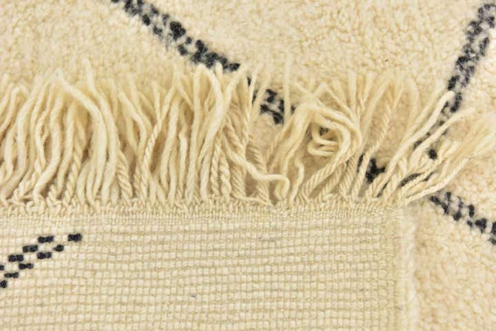 7' 2 x 11' 5 Hand Knotted Moroccan Wool Rug