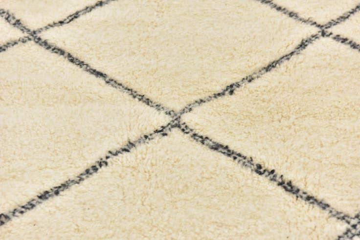 Detail image of 7' 2 x 11' 5 Hand Knotted Moroccan Wool Rug