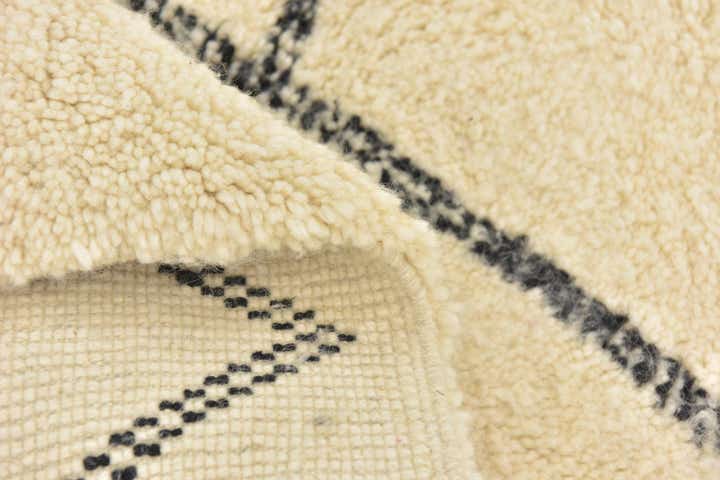7' 2 x 11' 5 Hand Knotted Moroccan Wool Rug