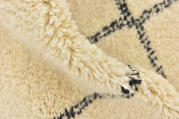 7' 2 x 11' 5 Hand Knotted Moroccan Wool Rug