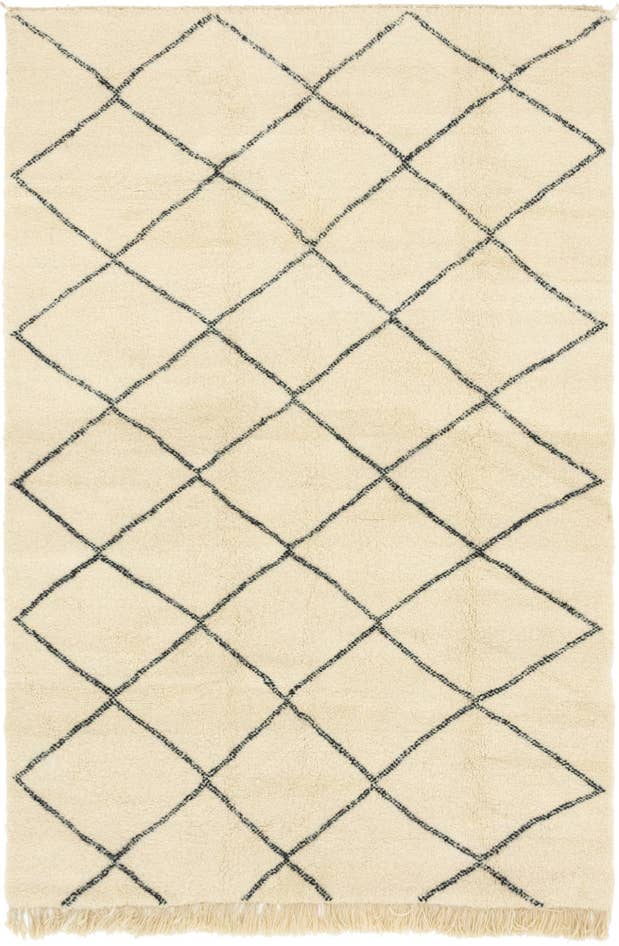 Detail image of 7' 2 x 11' 5 Hand Knotted Moroccan Wool Rug