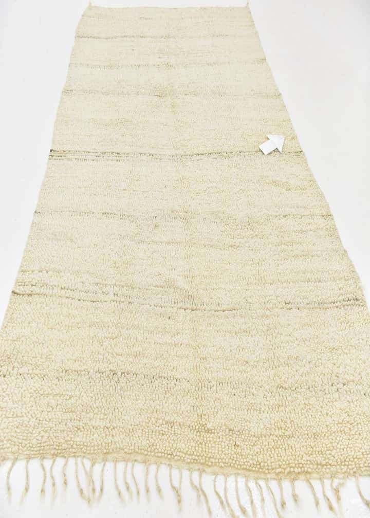 6' 2 x 10' 5 Hand Knotted Moroccan Wool Rug