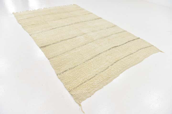 6' 2 x 10' 5 Hand Knotted Moroccan Wool Rug