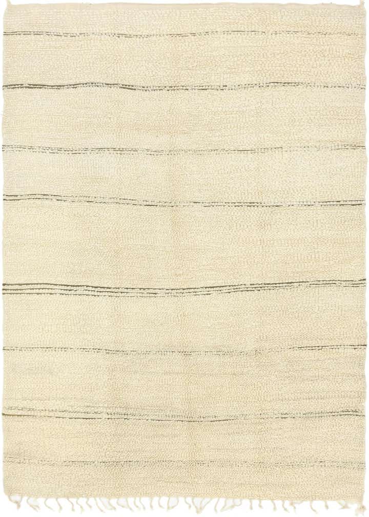 6' 2 x 10' 5 Hand Knotted Moroccan Wool Rug