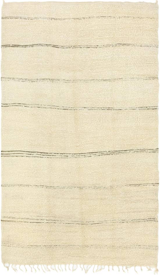 Detail image of 6' 2 x 10' 5 Hand Knotted Moroccan Wool Rug