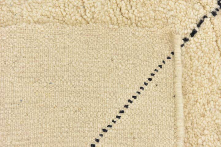 7' x 9' 9 Hand Knotted Moroccan Wool Rug
