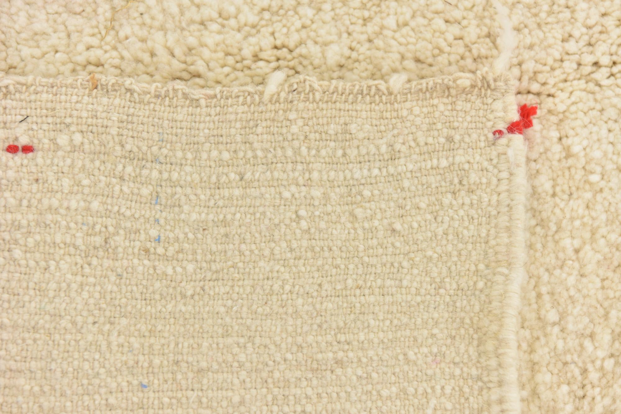 6' 7 x 9' 5 Hand Knotted Moroccan Wool Rug