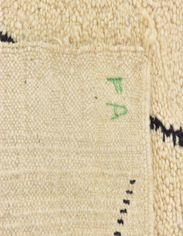 Detail image of 6' 3 x 9' 3  Hand Knotted Moroccan Wool Rug