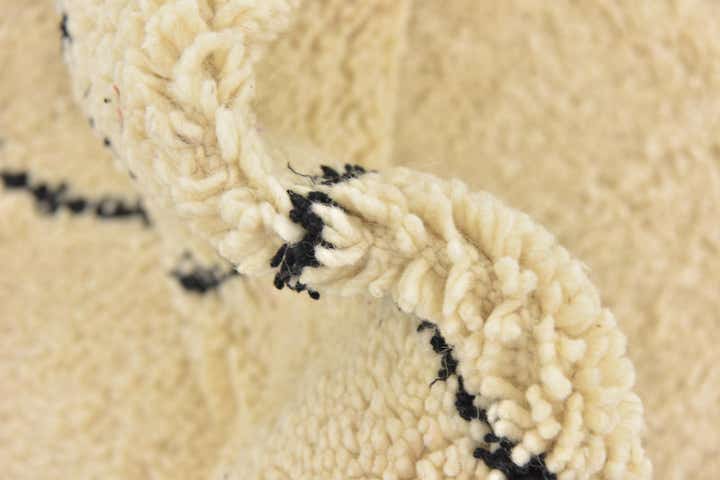 6' 3 x 9' 3 Hand Knotted Moroccan Wool Rug