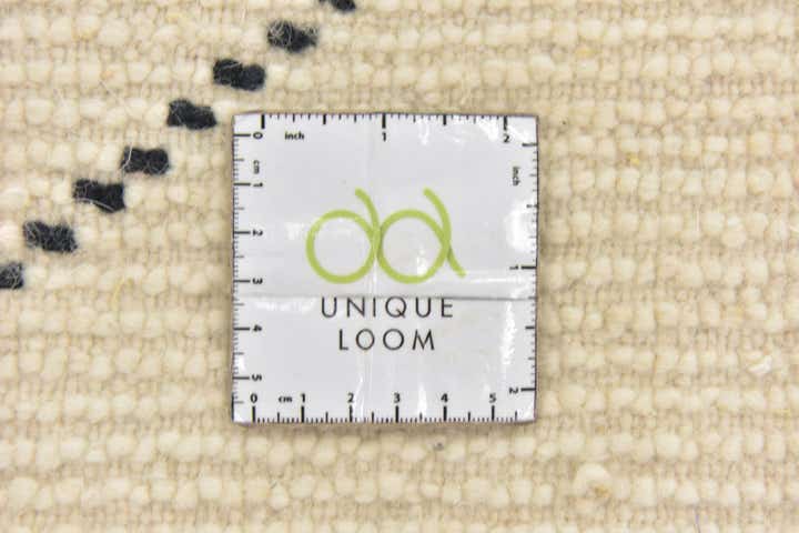 6' 6 x 10' Hand Knotted Moroccan Wool Rug