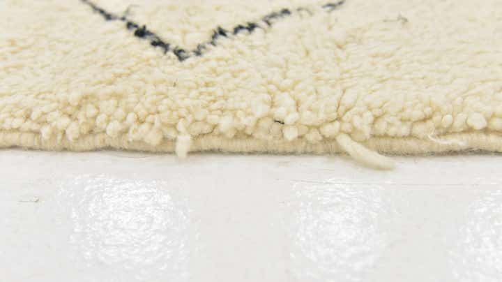 6' 6 x 10' Hand Knotted Moroccan Wool Rug