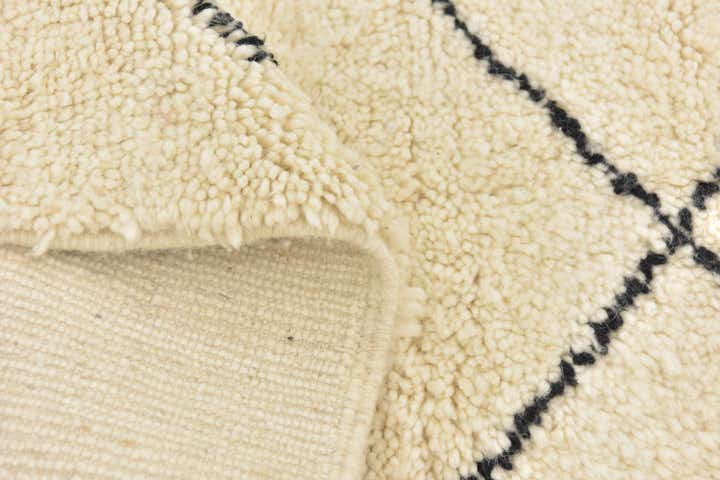 6' 6 x 10' Hand Knotted Moroccan Wool Rug