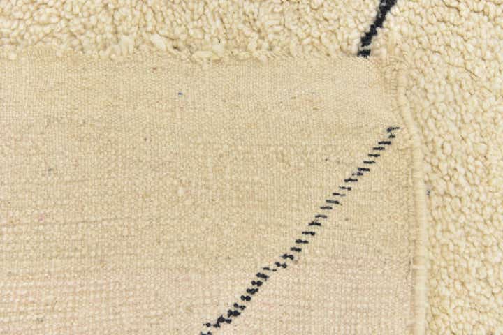 6' 6 x 9' 10 Hand Knotted Moroccan Wool Rug