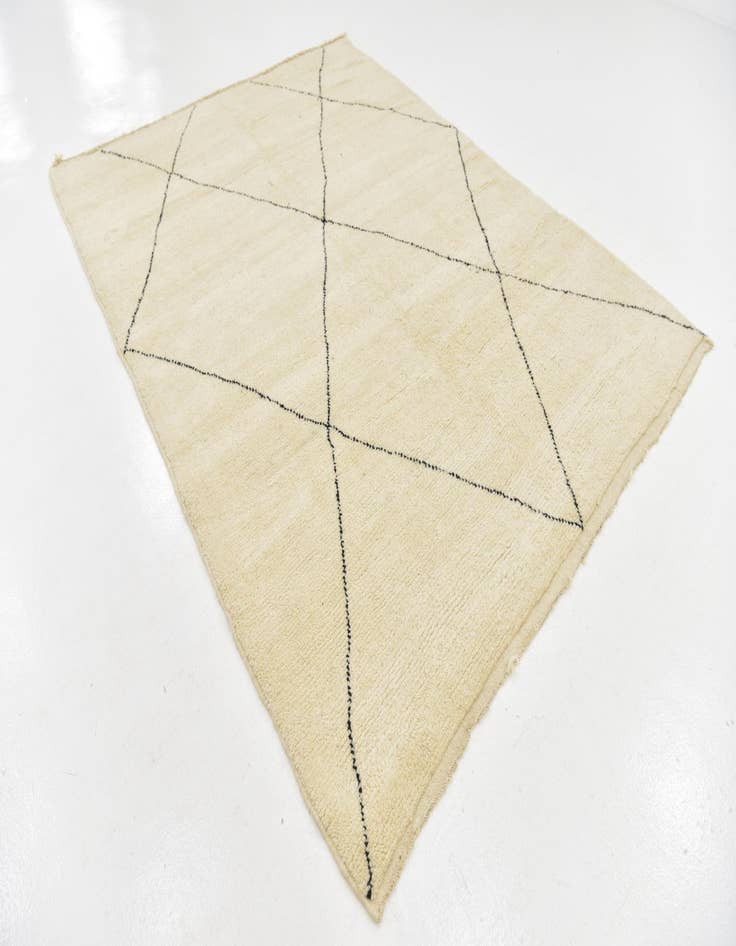 Detail image of 6' 10 x 9' 4  Hand Knotted Moroccan Wool Rug