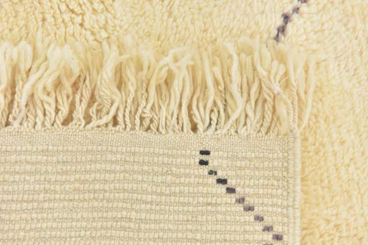 6' 9 x 9' 10 Hand Knotted Moroccan Wool Rug
