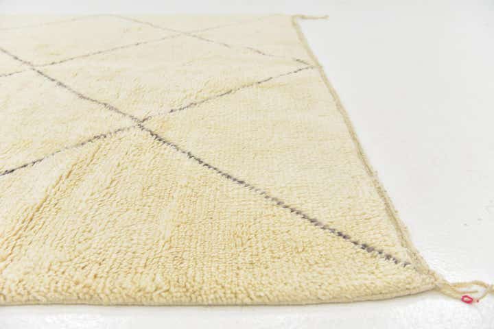 6' 9 x 9' 10 Hand Knotted Moroccan Wool Rug