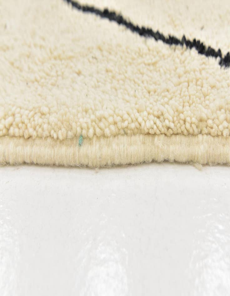 Detail image of 6' 2 x 9' 7  Hand Knotted Moroccan Wool Rug