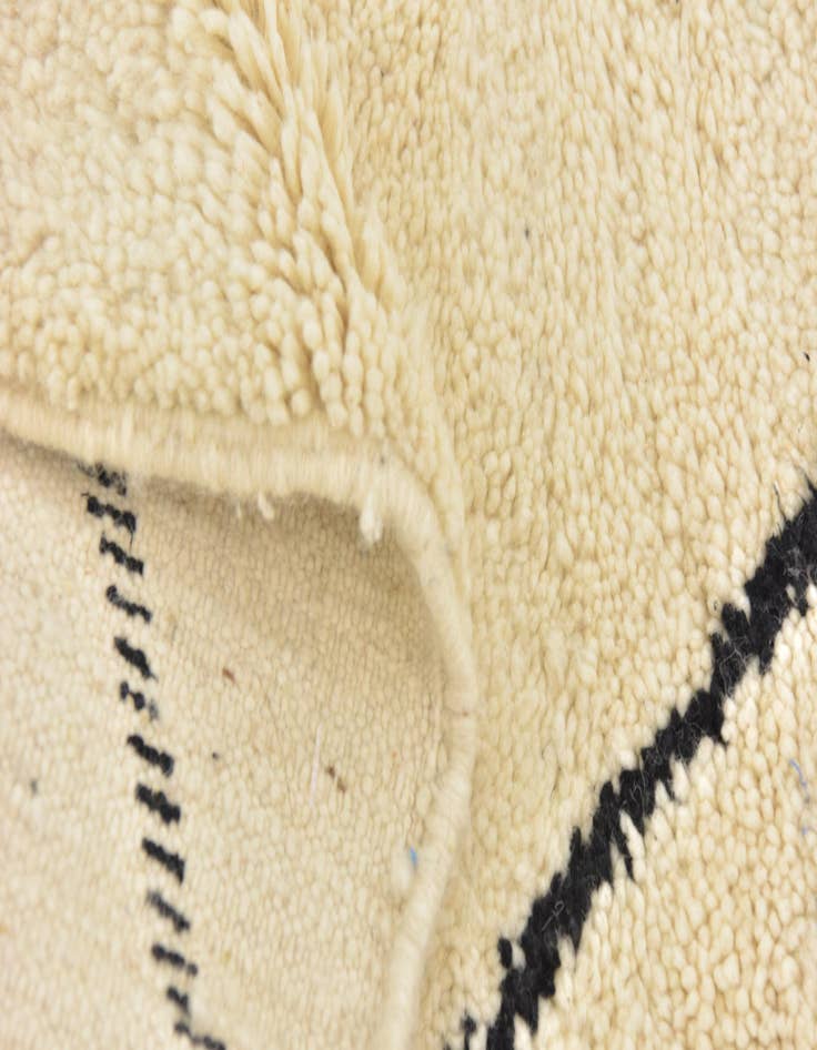 Detail image of 6' 2 x 9' 7  Hand Knotted Moroccan Wool Rug