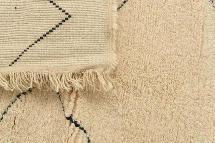 6' 10 x 10' 5 Hand Knotted Moroccan Wool Rug