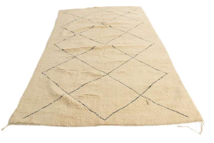 6' 10 x 10' 5 Hand Knotted Moroccan Wool Rug