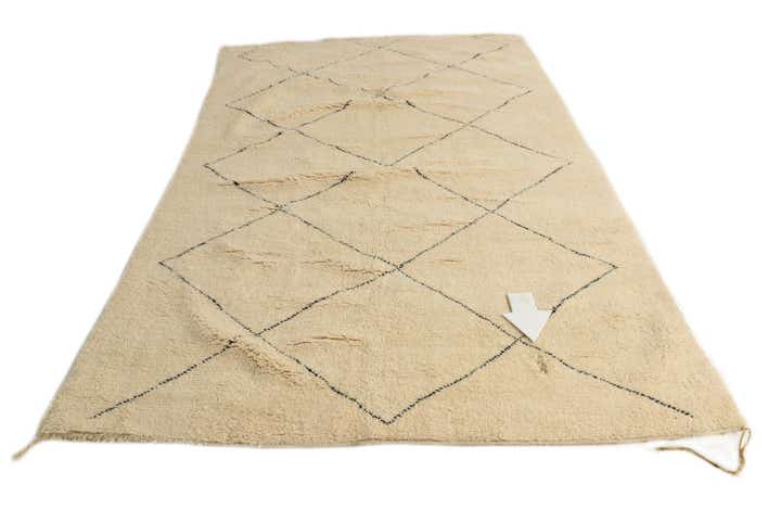 6' 10 x 10' 5 Hand Knotted Moroccan Wool Rug