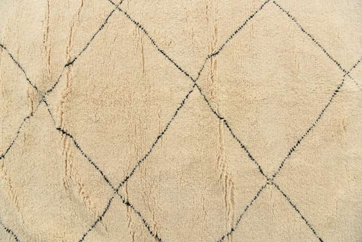 6' 10 x 10' 5 Hand Knotted Moroccan Wool Rug