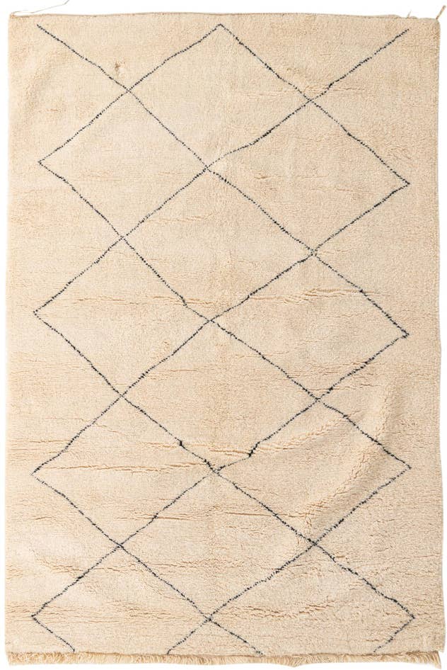 Detail image of 210cm x 320cm Hand Knotted Moroccan Wool Rug