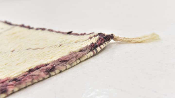 6' x 9' 8 Hand Knotted Moroccan Wool Rug