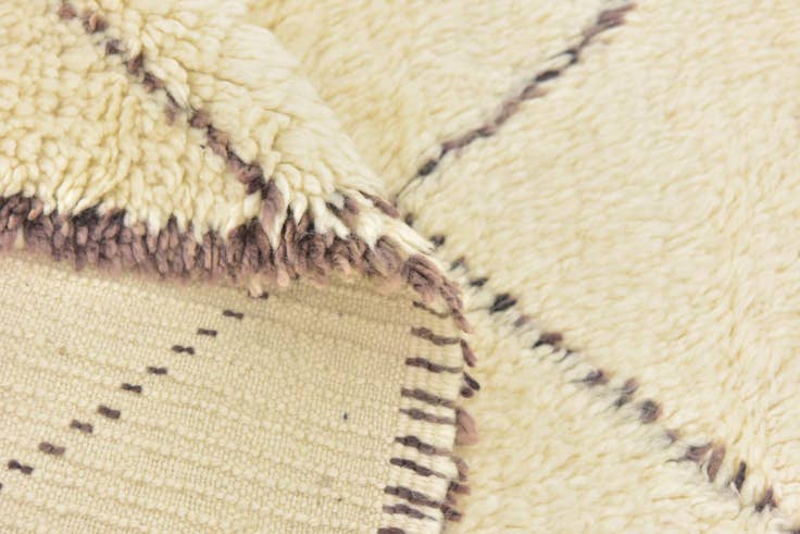 Detail image of 6' x 9' 8 Hand Knotted Moroccan Wool Rug